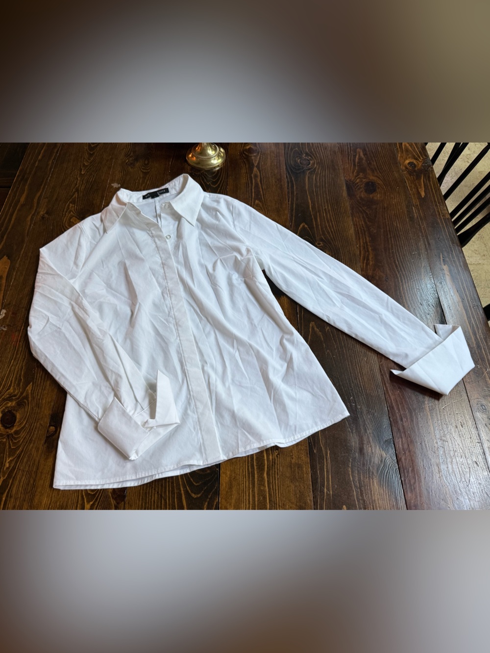 Boston Proper Classic White Button-Up Shirt - Women's